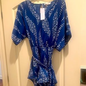 Royal Blue Romper Size Small. NWT. Comes from Smoke Free home. Super cute!